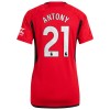 Officiële Voetbalshirt Manchester United Antony 21 Thuis 2023-24 - Dames